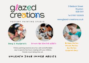 Glazed Creations (A4 landscape poster) Glazed Creations