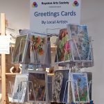 Card display in Royston Museum